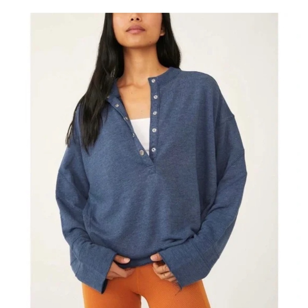 Free People Movement Play On Half Snap Pullover